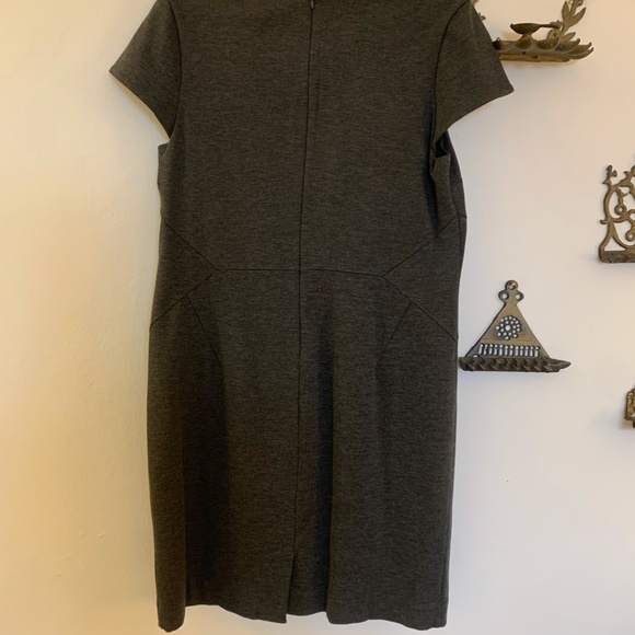 Banana Republic Gray Dress Size 16 - Picture 4 of 4